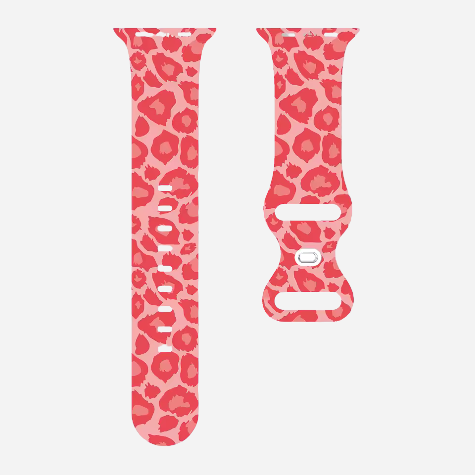 Apple Watch Armband Leopard Style-Design – Silikon Ersatzband 49–41 mm