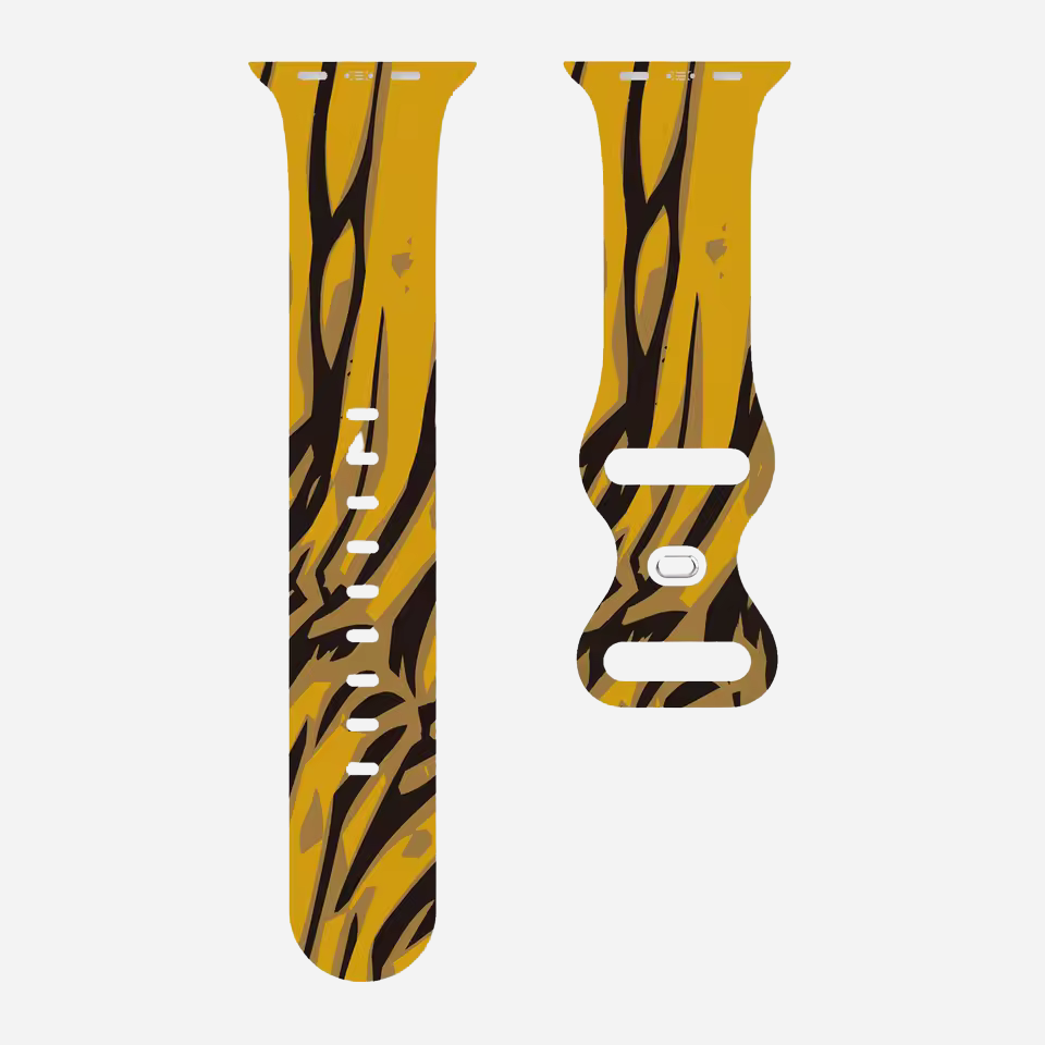 Apple Watch Armband Leopard Style-Design – Silikon Ersatzband 49–41 mm