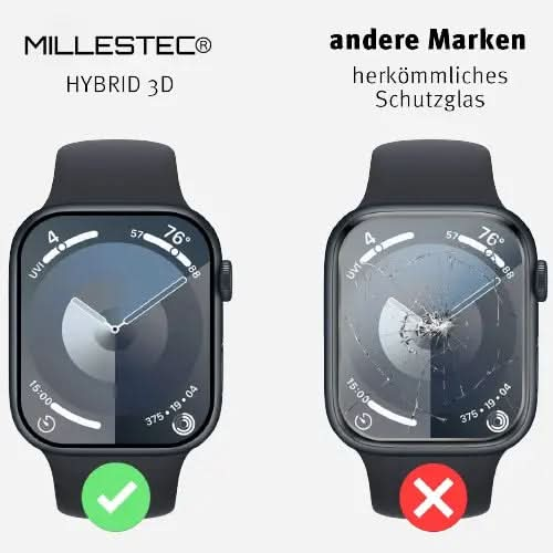 MillesTECband Apple Watch Schutzfolie HYBRID 3D - MillesTEC