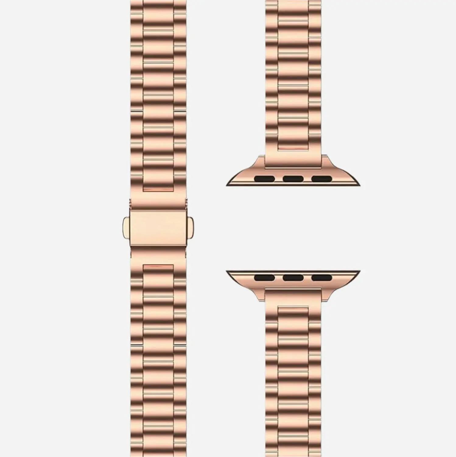 MillesTECband Apple Watch Gliederarmband "Arctica" - Slim MillesTEC