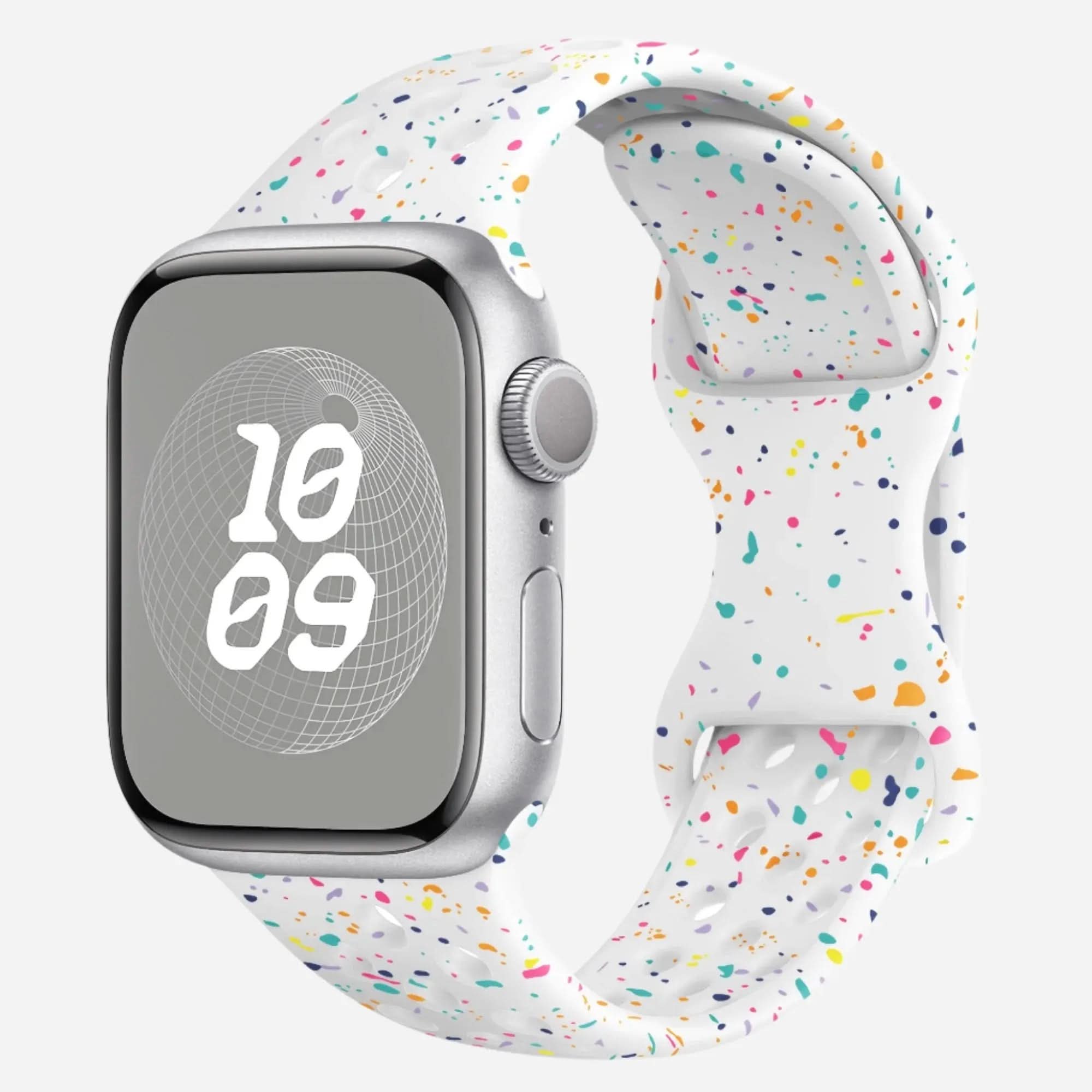 MillesTECband Apple Watch Silikonarmband "Carnival" MillesTEC