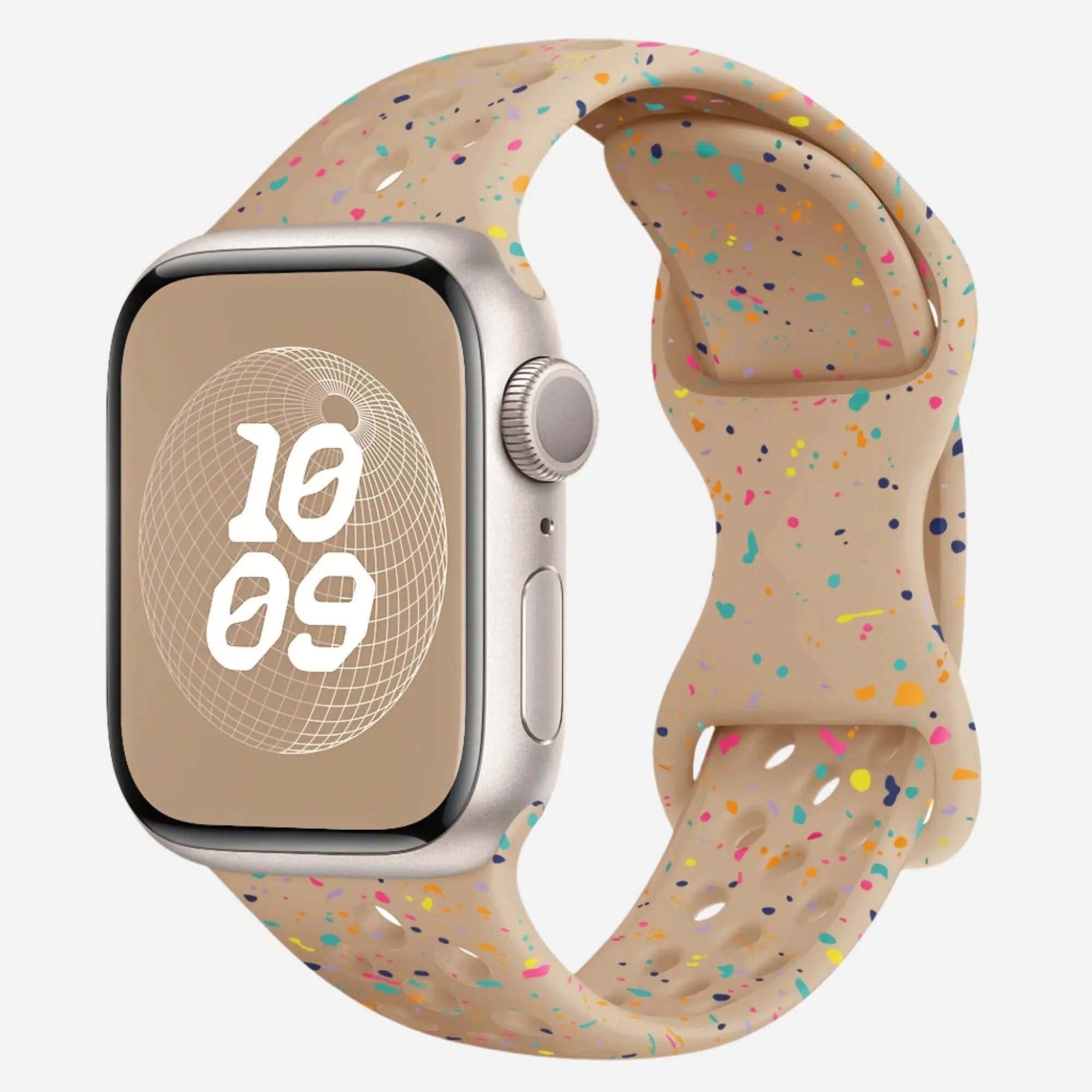 MillesTECband Apple Watch Silikonarmband "Carnival" MillesTEC