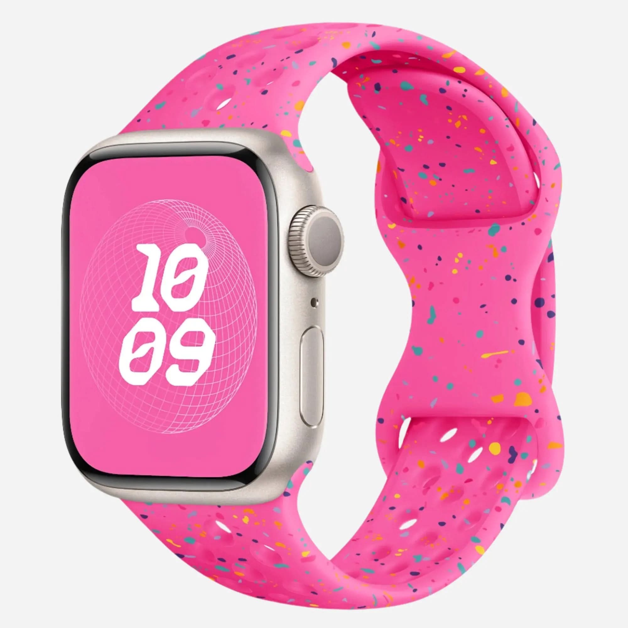 MillesTECband Apple Watch Silikonarmband "Carnival" MillesTEC