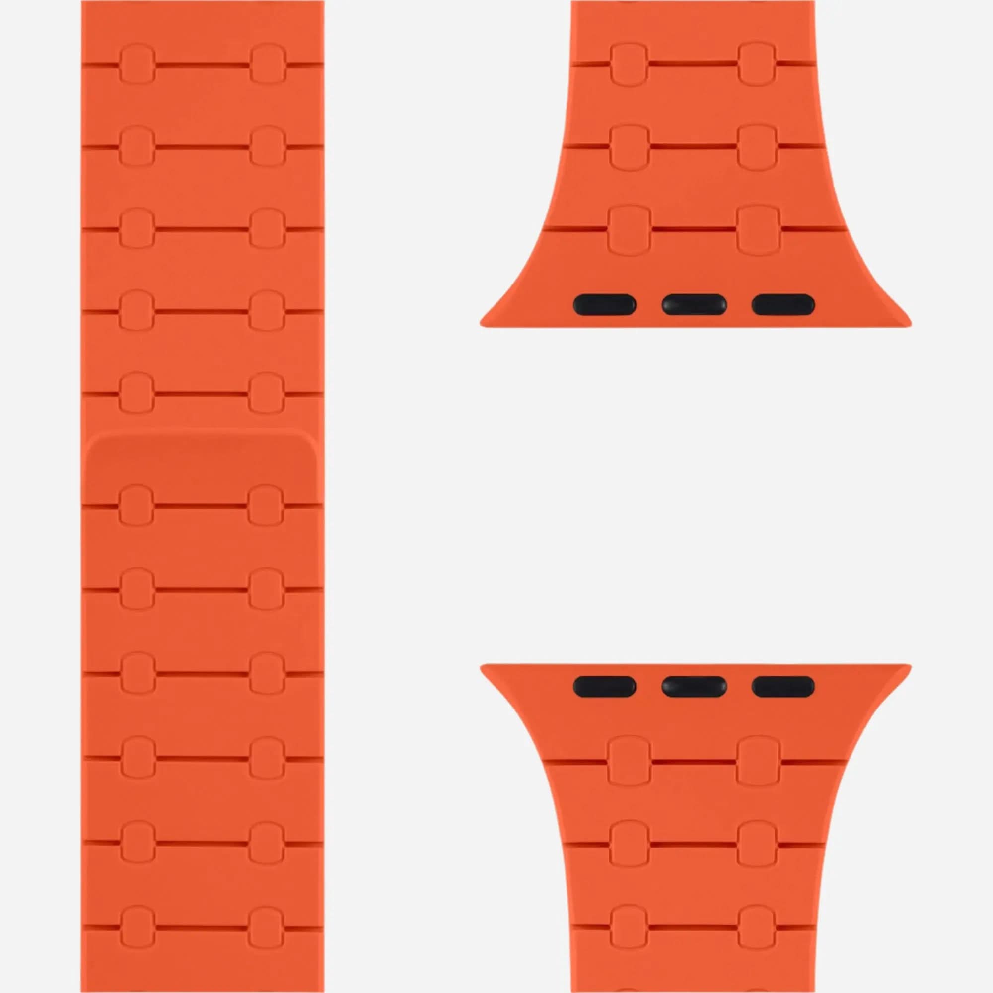 MillesTECband Apple Watch Silikonarmband "Crocodile" - MillesTEC