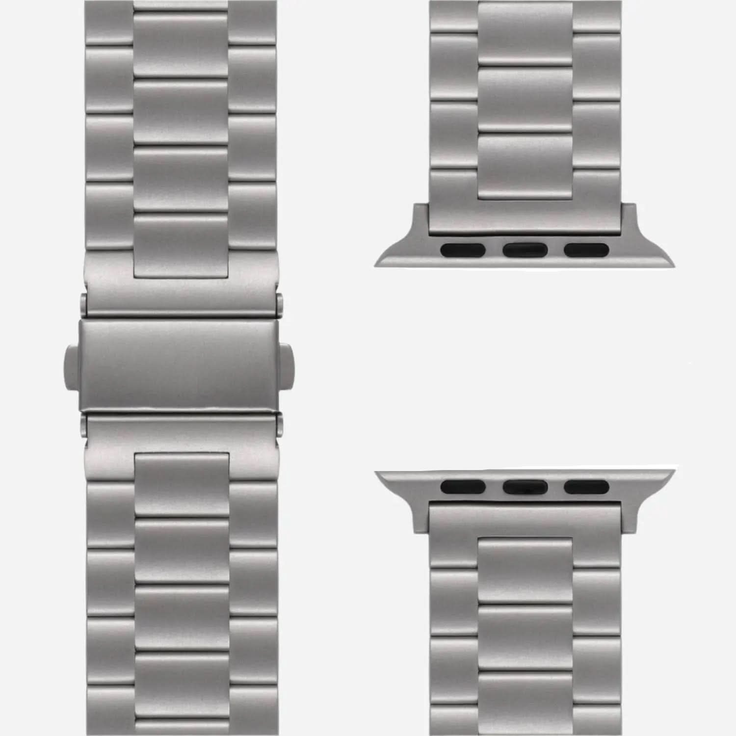 MillesTECband Apple Watch Gliederarmband "Arctica" MillesTEC