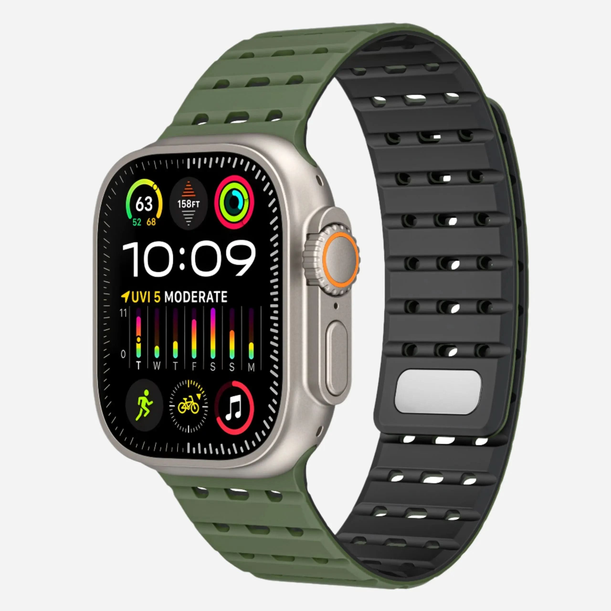 MillesTECband Apple Watch magnetisches Silikonarmband „Horizon“ - MillesTEC