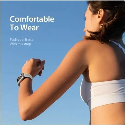 Dux Ducis YJ Nylon Apple Watch Armband Klettverschluss MillesTEC