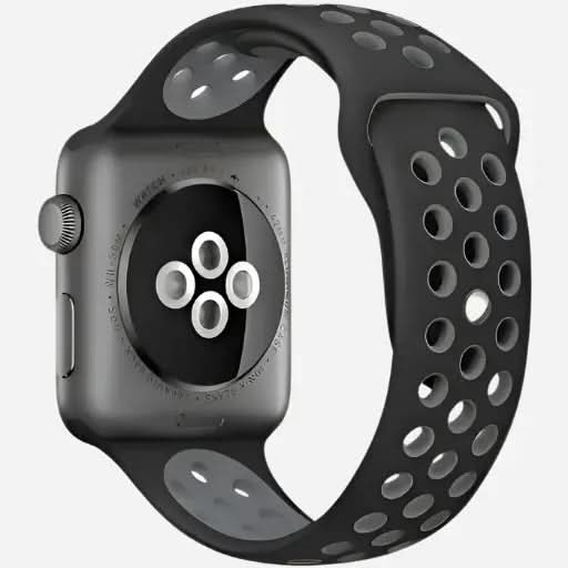 bandkult Sport Plus Silikon Apple Watch Armband Drückerschließe bandkult