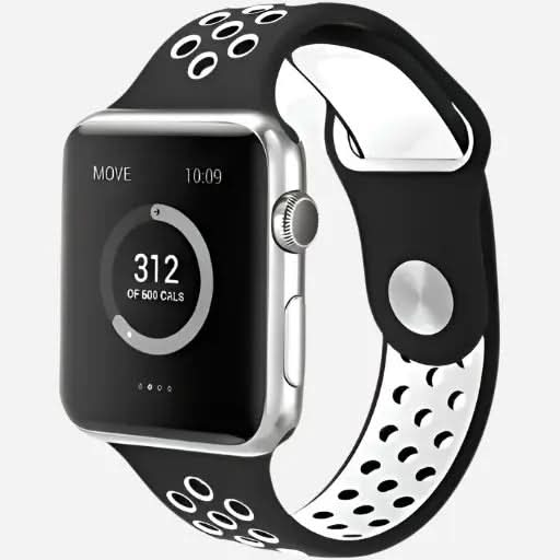 bandkult Sport Plus Silikon Apple Watch Armband Drückerschließe bandkult