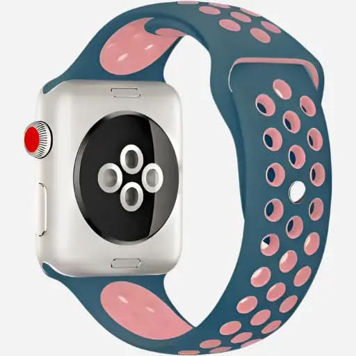 bandkult Sport Plus Silikon Apple Watch Armband Drückerschließe bandkult