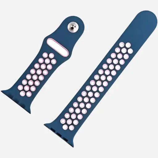 bandkult Sport Plus Silikon Apple Watch Armband Drückerschließe bandkult