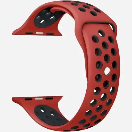 bandkult Sport Plus Silikon Apple Watch Armband Drückerschließe bandkult
