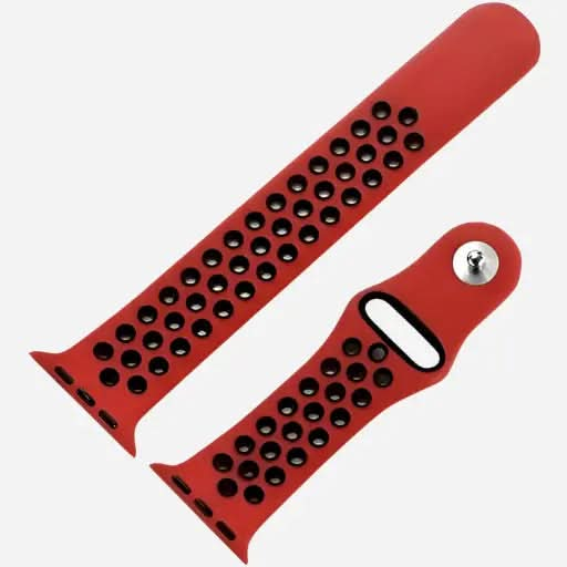 bandkult Sport Plus Silikon Apple Watch Armband Drückerschließe bandkult