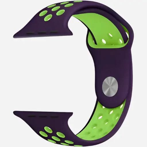 bandkult Sport Plus Silikon Apple Watch Armband Drückerschließe bandkult