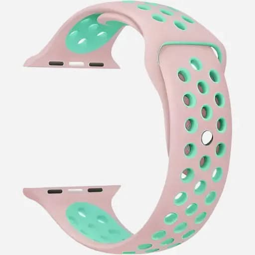 bandkult Sport Plus Silikon Apple Watch Armband Drückerschließe bandkult