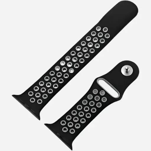 bandkult Sport Plus Silikon Apple Watch Armband Drückerschließe bandkult