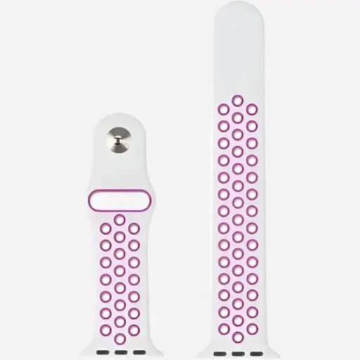 bandkult Sport Plus Silikon Apple Watch Armband Drückerschließe bandkult