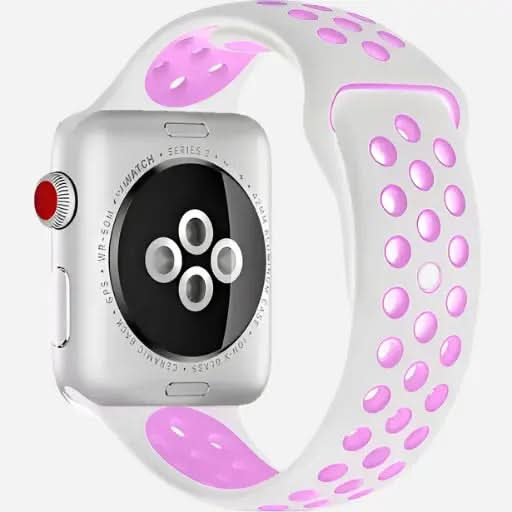 bandkult Sport Plus Silikon Apple Watch Armband Drückerschließe bandkult