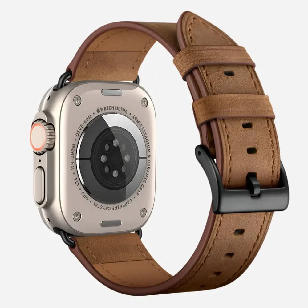 Italiano Apple Watch Ultra Lederarmband - MillesTEC