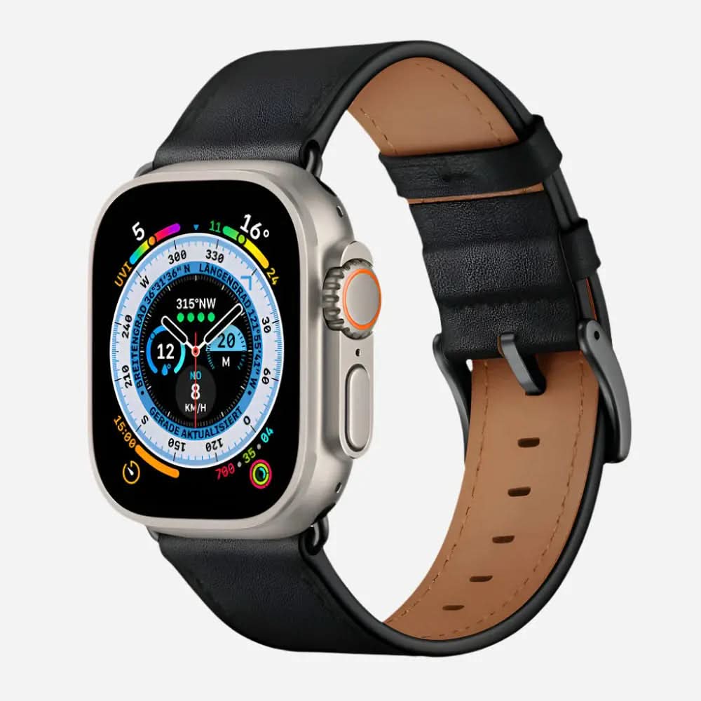 Italiano Apple Watch Ultra Lederarmband - MillesTEC