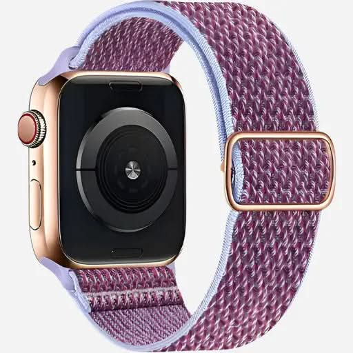 bandkult W Texture Nylon Apple Watch Armband Elastisches Band bandkult