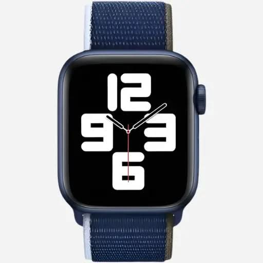 bandkult Woven Nylon Apple Watch Armband Klettverschluss bandkult