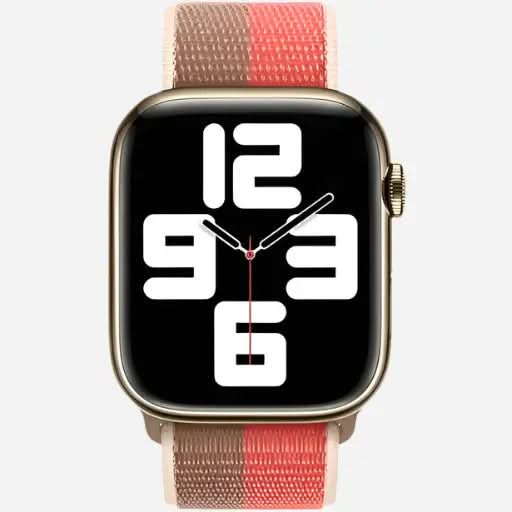 bandkult Woven Nylon Apple Watch Armband Klettverschluss bandkult