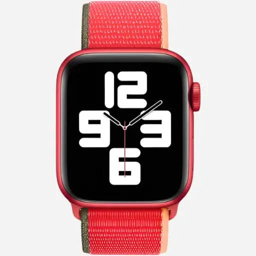 bandkult Woven Nylon Apple Watch Armband Klettverschluss bandkult