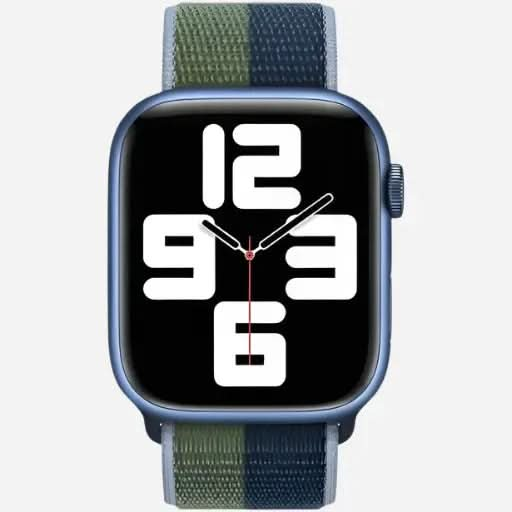 bandkult Woven Nylon Apple Watch Armband Klettverschluss bandkult