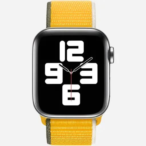 bandkult Woven Nylon Apple Watch Armband Klettverschluss bandkult