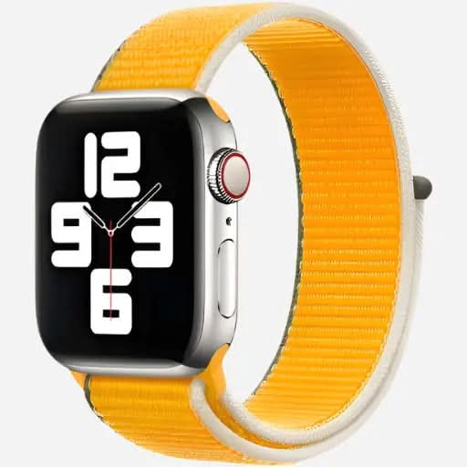 bandkult Woven Nylon Apple Watch Armband Klettverschluss bandkult