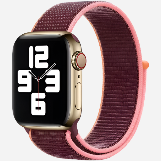 MillesTECband Woven Nylon Apple Watch Armband Klettverschluss MillesTEC