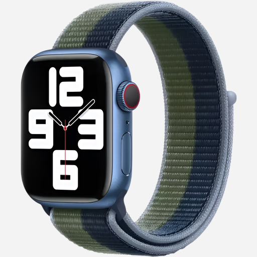 MillesTECband Woven Nylon Apple Watch Armband Klettverschluss MillesTEC
