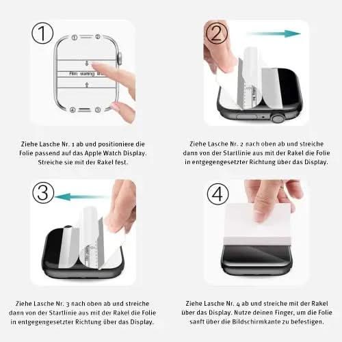 Bandkult - Protection d'écran pour Apple Watch Ultra 49 mm (lot de 2)