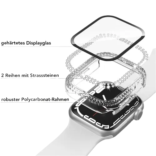 MillesTECband GLAMOUR Glitzerhülle für Apple Watch - MillesTEC