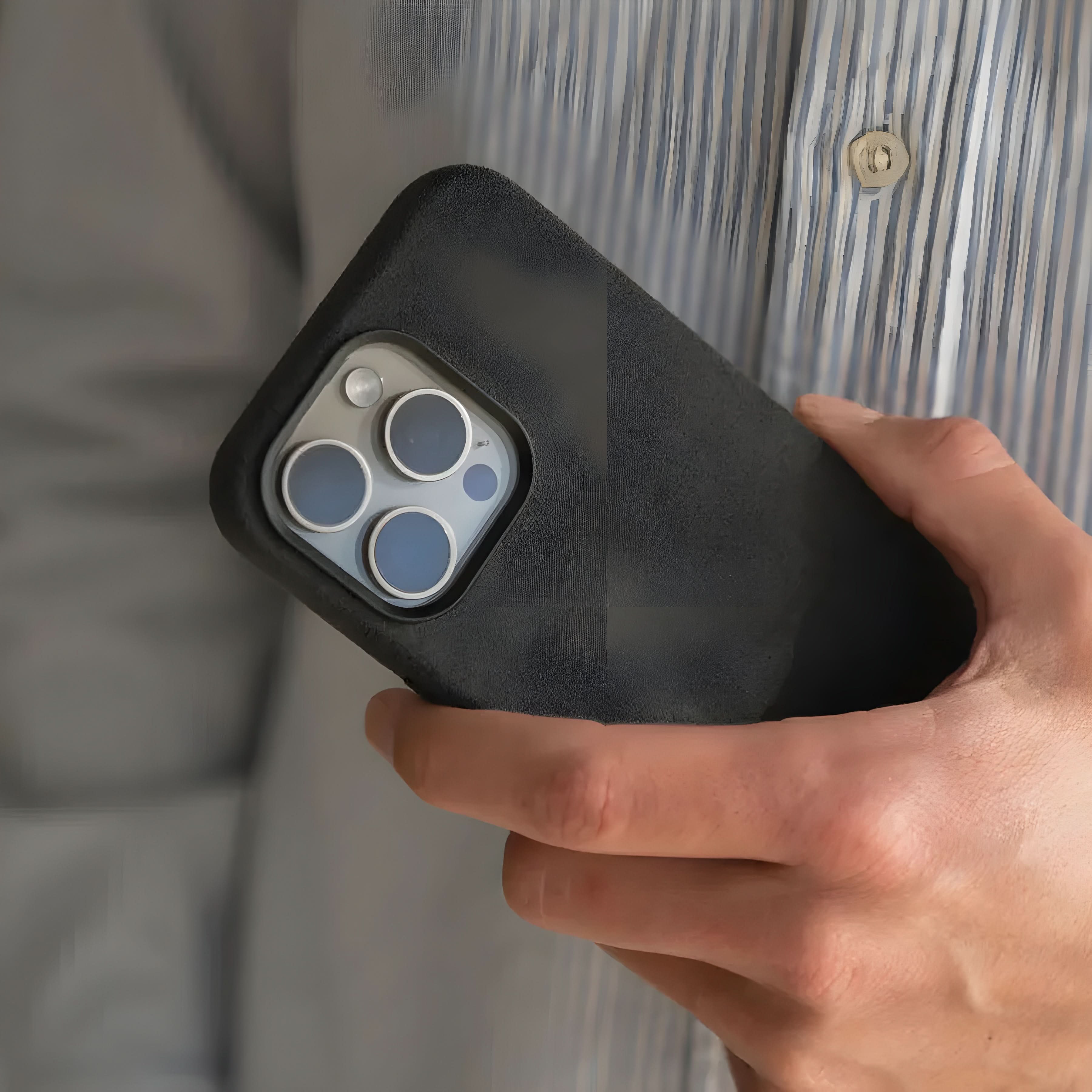 bandkult-iPhone 16 Hülle aus Alcantara-6