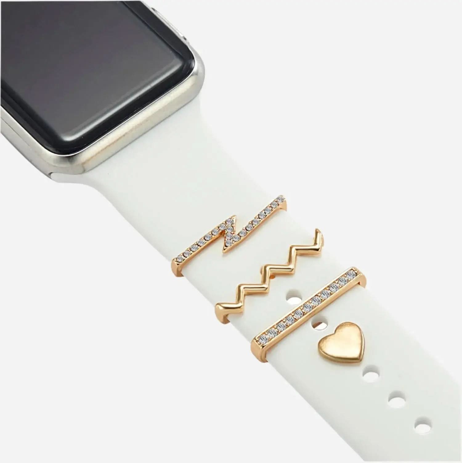 Breloques Apple Watch bracelet culte « Cœur suspendu » - Or