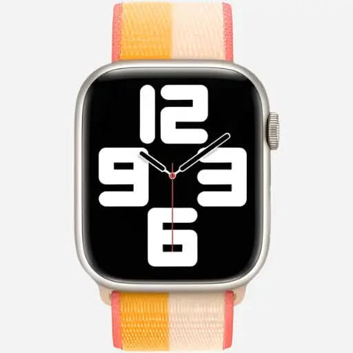 bandkult Woven Nylon Apple Watch Armband Klettverschluss bandkult