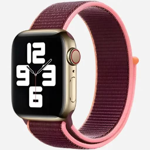 bandkult Woven Nylon Apple Watch Armband Klettverschluss bandkult