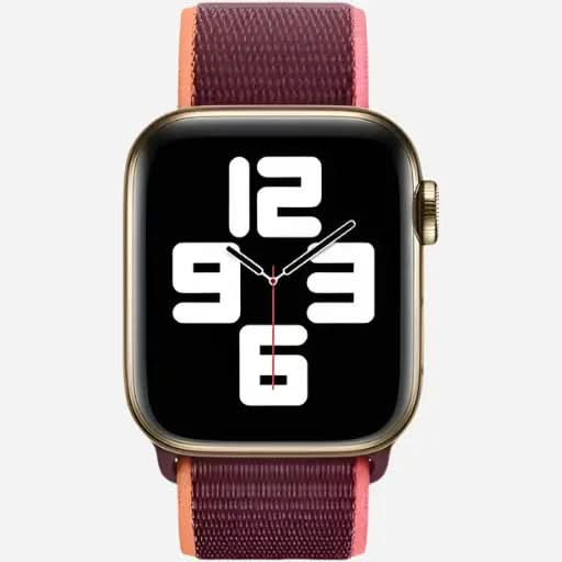 bandkult Woven Nylon Apple Watch Armband Klettverschluss bandkult