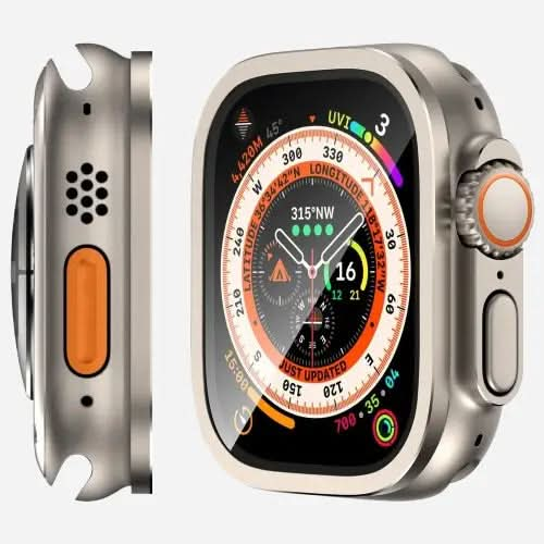 MilesTEC ADVENTURE Displayschutz Glas für Apple Watch Ultra 49 mm - 2er Set - MillesTEC