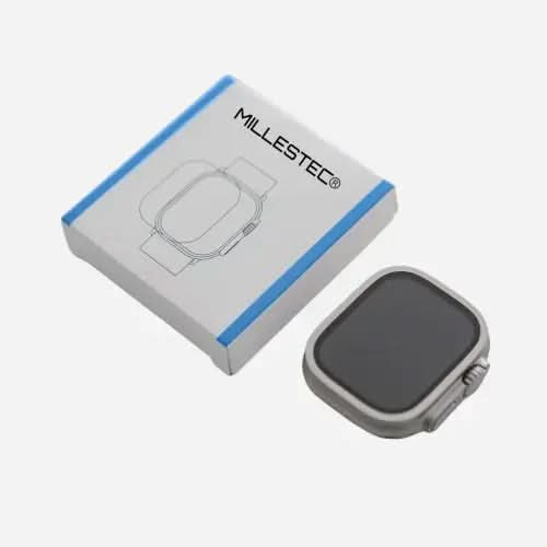 MilesTEC ADVENTURE Apple Watch Ultra Schutzfolie Glas für Apple Watch Ultra 49 mm - 2er Set MillesTEC