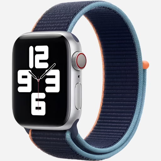 MillesTECband Woven Nylon Apple Watch Armband Klettverschluss - 42/41/40/38 mm - Oliv MillesTEC