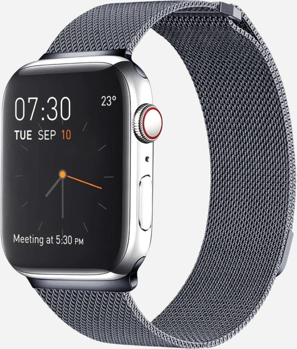 MillesTECband Loop Milanaise Apple Watch Armband Magnetverschluss - 42/41/40/38 mm - Polarstern MillesTEC