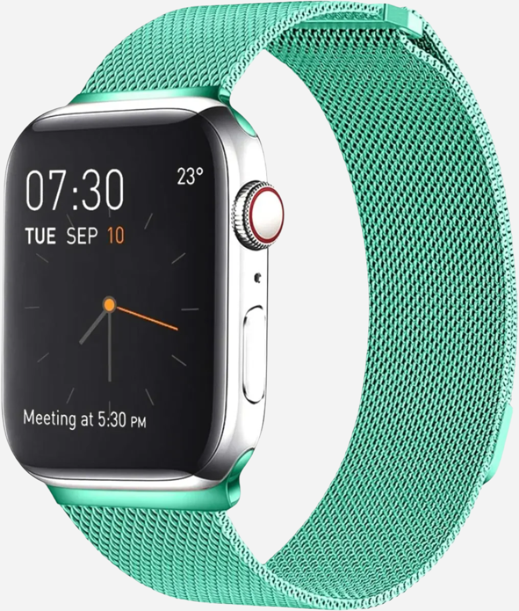 MillesTECband Loop Milanaise Apple Watch Armband Magnetverschluss - 42/41/40/38 mm - Polarstern MillesTEC