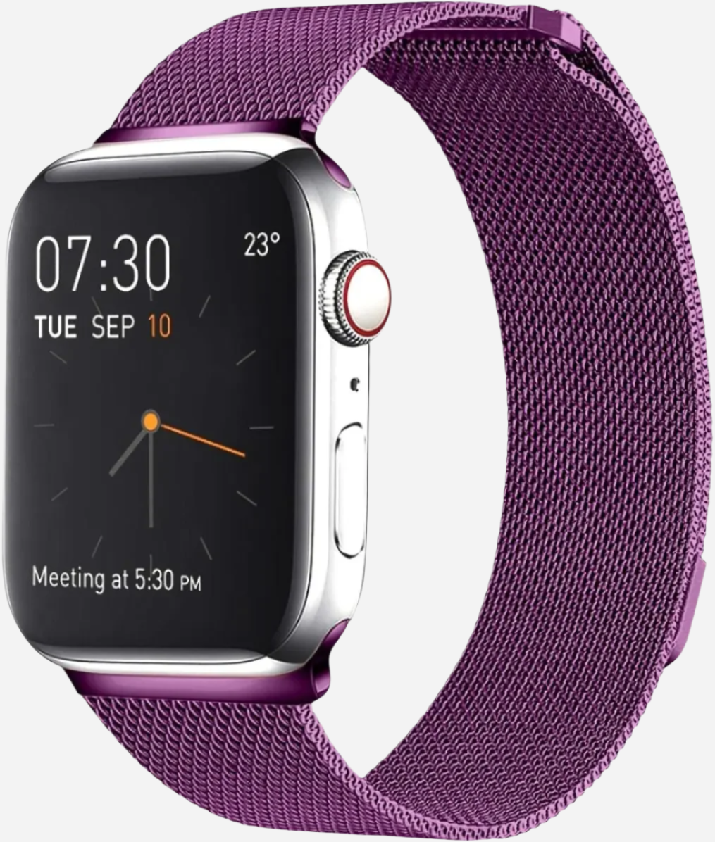 MillesTECband Loop Milanaise Apple Watch Armband Magnetverschluss - 42/41/40/38 mm - Polarstern MillesTEC