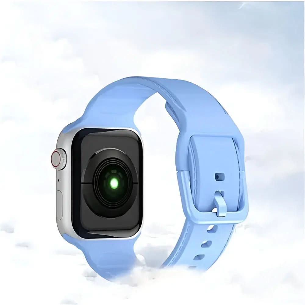 bandkult Dashed Silikon Apple Watch Armband Dornschließe bandkult