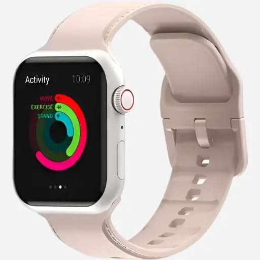 bandkult Dashed Silikon Apple Watch Armband Dornschließe bandkult