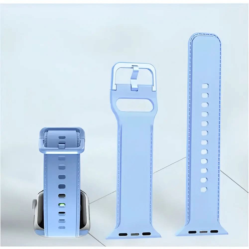 bandkult Dashed Silikon Apple Watch Armband Dornschließe bandkult