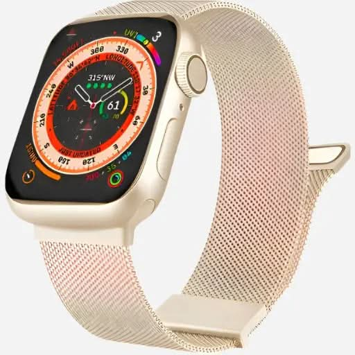 bandkult Luxury Loop Milanaise Apple Watch Armband Magnetverschluss bandkult
